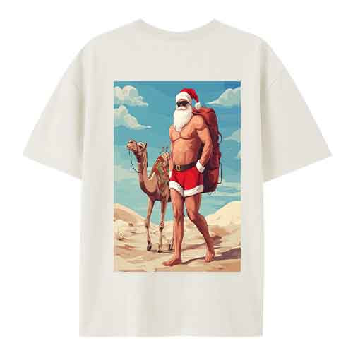 Desert Santa Tee – Funny Christmas Camel Shirt