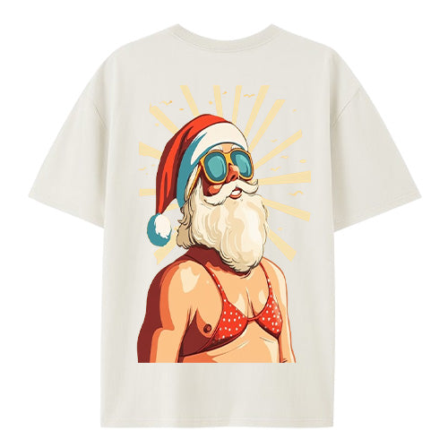 Santa's Beach Bod – Funny Christmas Bikini Tee