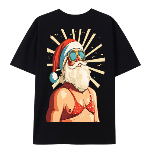 Santa's Beach Bod – Funny Christmas Bikini Tee