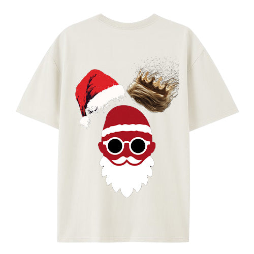 Santa Shades Tee – Cool Christmas Graphic Shirt
