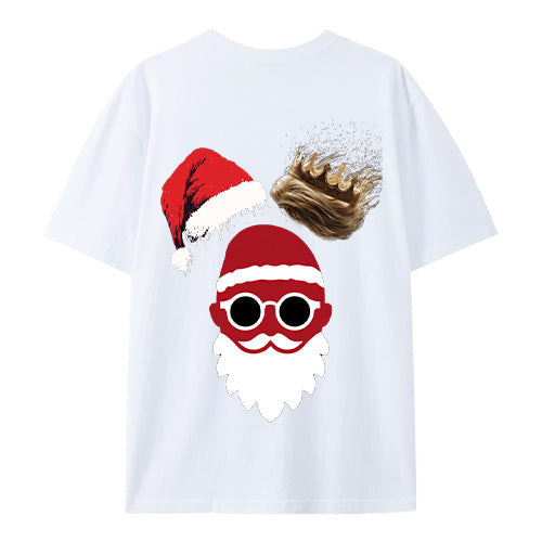 Santa Shades Tee – Cool Christmas Graphic Shirt