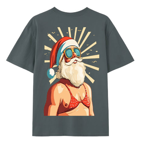 Santa's Beach Bod – Funny Christmas Bikini Tee