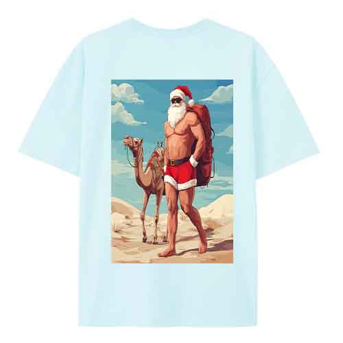 Desert Santa Tee – Funny Christmas Camel Shirt