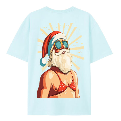 Santa's Beach Bod – Funny Christmas Bikini Tee