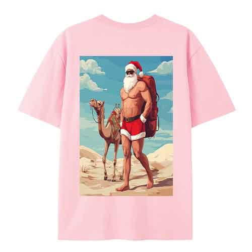 Desert Santa Tee – Funny Christmas Camel Shirt