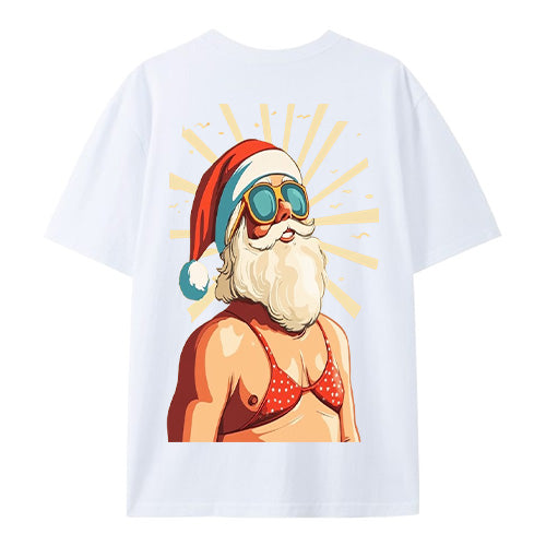 Santa's Beach Bod – Funny Christmas Bikini Tee